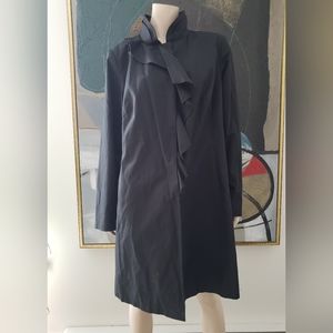 DKNY | Spring/Fall Coat with Ruffle Detail